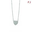 Diamond heart necklace
