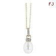 Fresh Water Pearl Diamond Necklace