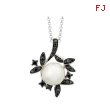 Freshwater Pearl Diamond Necklace