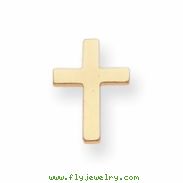 Gold-plated Small Plain Cross Tie Tack
