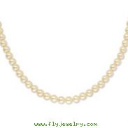 Gold-tone Cultura Glass Pearl 30" Necklace