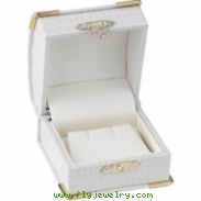 SM. FLAP EAR BX Royal Oyster Domed Lid Small Flap Earring Box