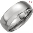 Stainless Steel 11.50 6MM POLISHED DOMED BAND