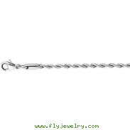 Stainless Steel 20.00 INCH NONE 2.4MM ROPE CHAIN W/LOBSTER