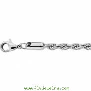 Stainless Steel 24.00 INCH NONE 3MM ROPE CHAIN