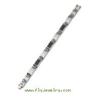 Stainless Steel Carbon Fiber Bracelet