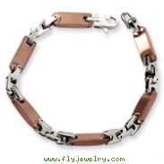 Stainless Steel Chocolate color IP-plated Bracelet