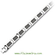 Stainless Steel Grey Cable Bracelet