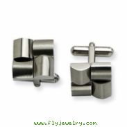 Stainless Steel Satin Cuff Links