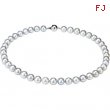 Sterling 18.00 Inch Freshwater Cultured Silver Grey Pearl Strand