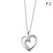 Sterling Silver & Cubic Zirconia Soulmate 18