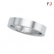 Sterling Silver 04.00 MM FLAT COMFORT FIT BAND Flat Comfort Fit Band