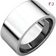 Sterling Silver 10.00 mm Flat Comfort Fit Band