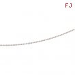 Sterling Silver 16 INCH Bead Chain With Spring Ring