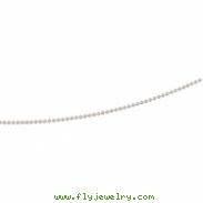 Sterling Silver 16 INCH Bead Chain With Spring Ring