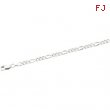 Sterling Silver 18 INCH Figaro Chain W/ Lobster Clasp