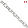 Sterling Silver 18inch Solid Polished Fancy Link Necklace chain