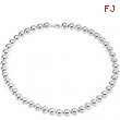 Sterling Silver 20.00 INCH 10.00 MM BEAD NECKLACE 10.00 Mm Bead Necklace