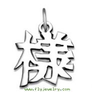 Sterling Silver "Appearance" Kanji Chinese Symbol Charm
