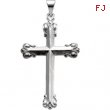 Sterling Silver 34.50X23.50 MM Polished CROSS PENDANT