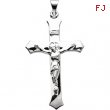 Sterling Silver 39.00X25.50 MM Polished CRUCIFIX PENDANT
