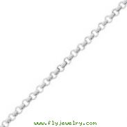 Sterling Silver 4mm Rolo Bomb Chain