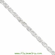 Sterling Silver 5mm Loose Rope Chain
