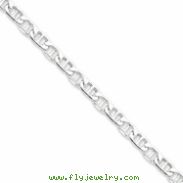 Sterling Silver 6mm Hollow Anchor Chain