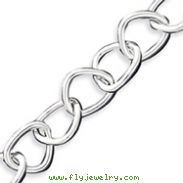 Sterling Silver 7.75inch Polished Fancy Link Bracelet