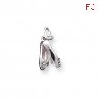 Sterling Silver Ballet Slippers Charm