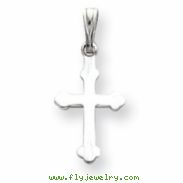 Sterling Silver Budded Cross Charm