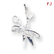 Sterling Silver Comb & Scissors Charm