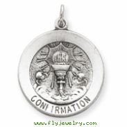 Sterling Silver Confirmation Medal Charm