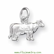 Sterling Silver Cow Charm