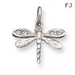 Sterling Silver Crystal Dragonfly Charm
