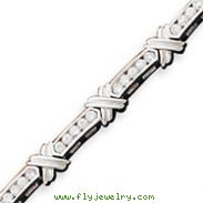 Sterling Silver CZ Bracelet