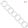Sterling Silver Fancy Link Necklace chain