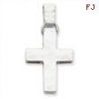 Sterling Silver Hammered Latin Cross Pendant