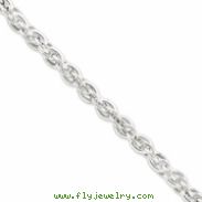 Sterling Silver Hollow Cable Chain