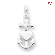 Sterling Silver Hope, Faith, and Charity Charm