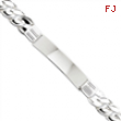 Sterling Silver ID Curb Link Bracelet