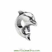 Sterling Silver Kera Dolphin Bead Ring Size 6