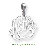 Sterling Silver Mother Pendant