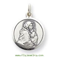 Sterling Silver Our Lady Of Sorrows Medal