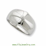 Sterling Silver Purity Mens Ring