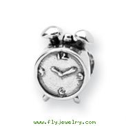 Sterling Silver Reflections Alarm Clock Bead