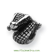 Sterling Silver Reflections Crocodile Bead