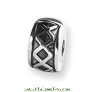 Sterling Silver Reflections Hinged X Clip Bead
