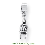 Sterling Silver Reflections Kids Chair Dangle Bead
