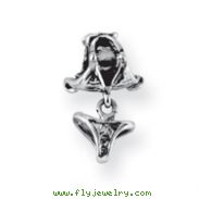 Sterling Silver Reflections Kids Swimsuit Dangle Bead